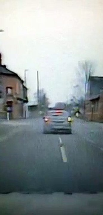 Excessive smoke pumped out of car in Derbyshire filling road with fumes