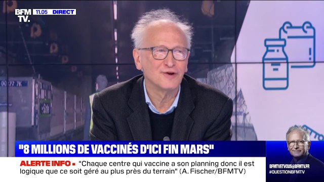 Quand est-ce que l'ensemble de la population française pourra être vacciné ? Le Pr Fischer répond à vos questions sur BFMTV
