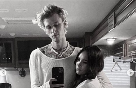 Bloody Valentine: Machine Gun Kelly 'wears girlfriend Megan Fox's blood around his neck'