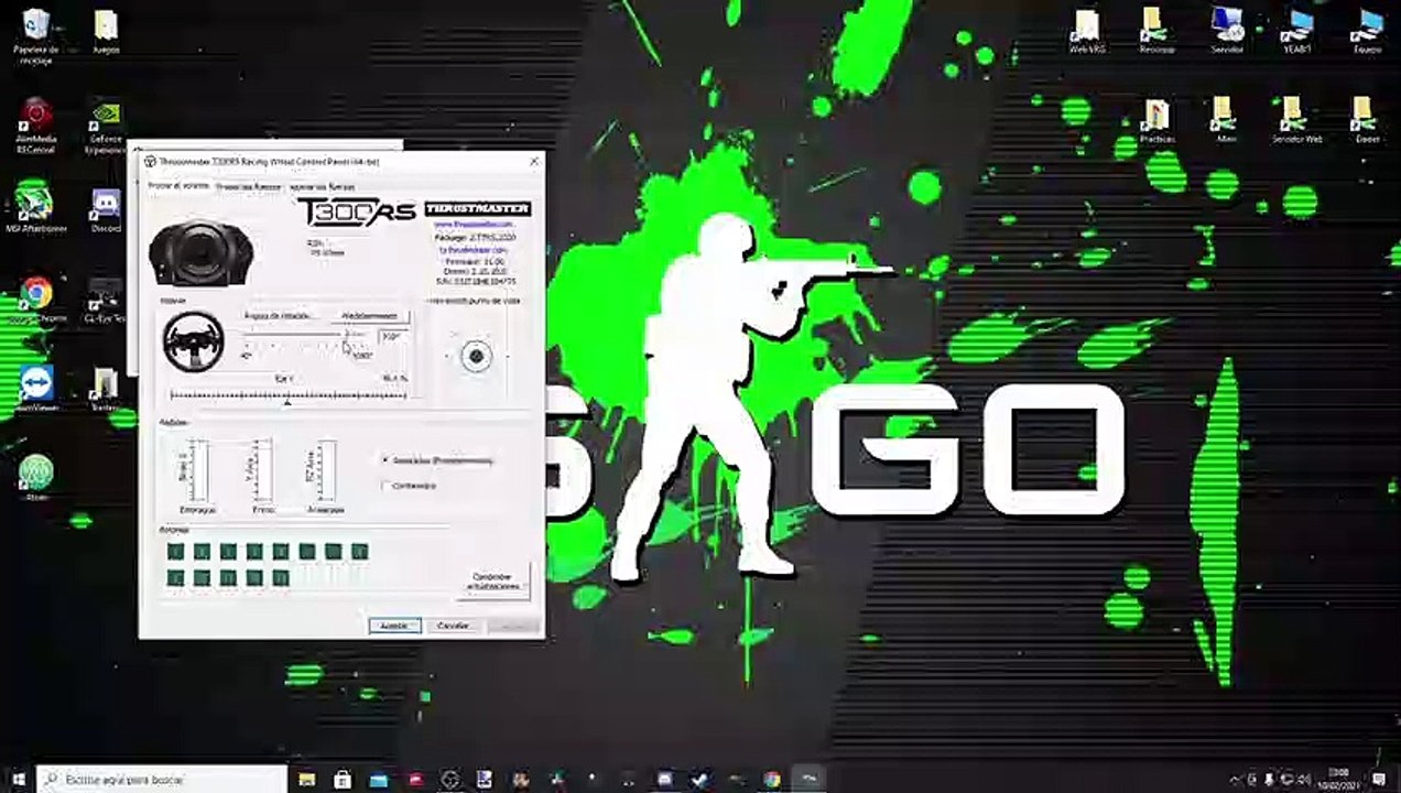 Como cuadrar los grados de giro en assetto corsa competizione Thrustmaster T300