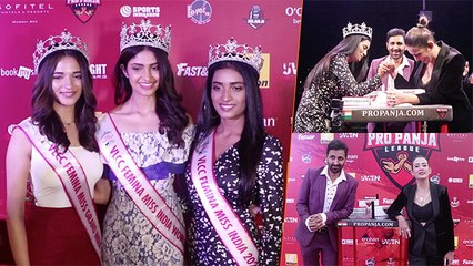 Miss India 2020 Runner Up Manya Singh Attends Pro Panja League