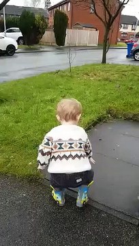Wigan police surprise tot with visit on his second birthday