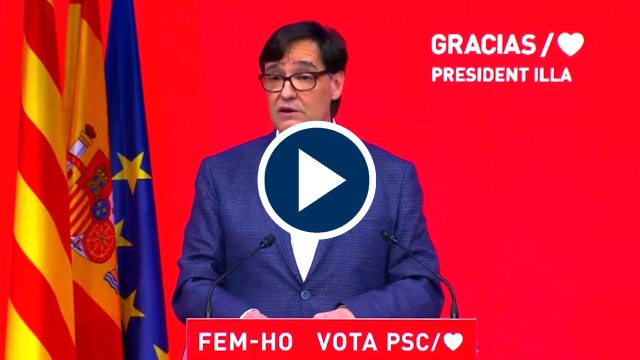 El PSC gana las elecciones en votos y empata con ERC en escaños