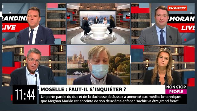 Gros accrochage entre le Dr Cohen et le maire de Metz François Grosdidier dans Morandini Live - VIDEO