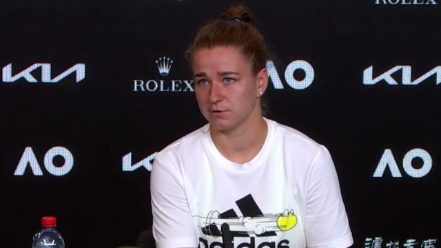 Open d'Australie 2021 - Karolina Muchova : We have a similar game with Ashleigh Barty