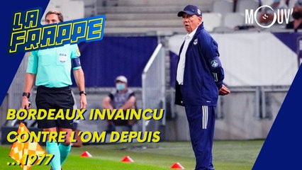 Bordeaux invaincu contre l'OM depuis... 1977