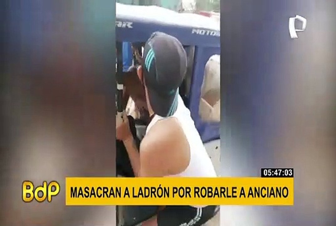 Iquitos: masacran a sujeto tras ser acusado de robar a anciano