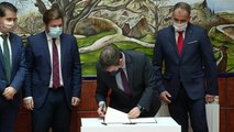 Firma de convenio de colaboración entre Gobierno C-LM y Diputación de Albacete