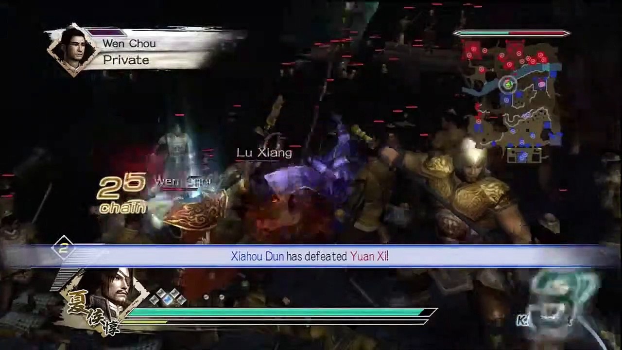 Dynasty Warriors 6 Xiahou Dun Ep. 3 Chapter 3 - Battle Of Guan Du (Eng. Ver)