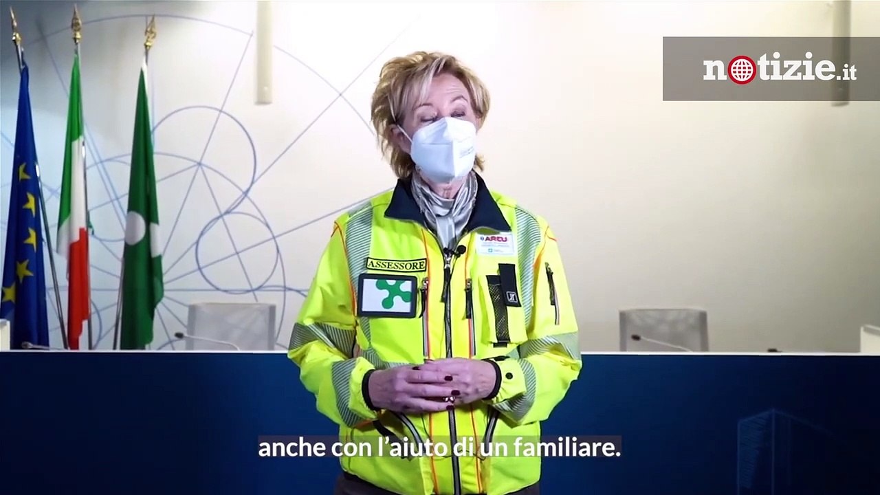 Coronavirus, Letizia Moratti spiega come funziona la vaccinazione per gli over 80 in Lombardia