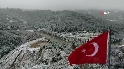 - Denizli’de beyaz örtü görsel şölen oluşturdu