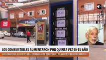 Los combustibles aumentaron por quinta vez en el año