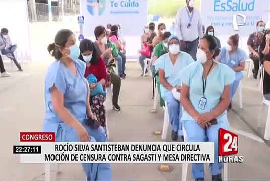 Congresista Silva Santisteban denuncia que circula moción de censura contra Sagasti y Mesa Directiva