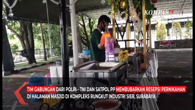 Langgar PPKM, Resepsi Pernikahan Dibubarkan Petugas
