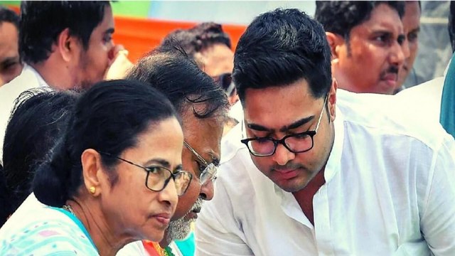 Mamata Banerjee visits Abhishek Banerjee's home