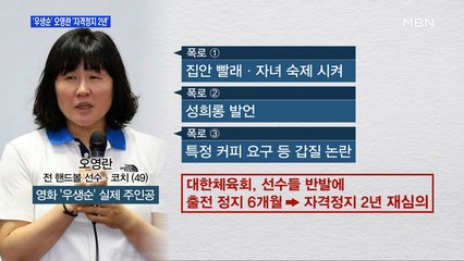 [MBN 프레스룸] '우생순' 오영란 '자격정지 2년'