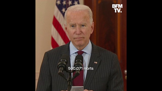 Covid-19: Joe Biden évoque un bilan déchirant de 500.000 morts aux États-Unis