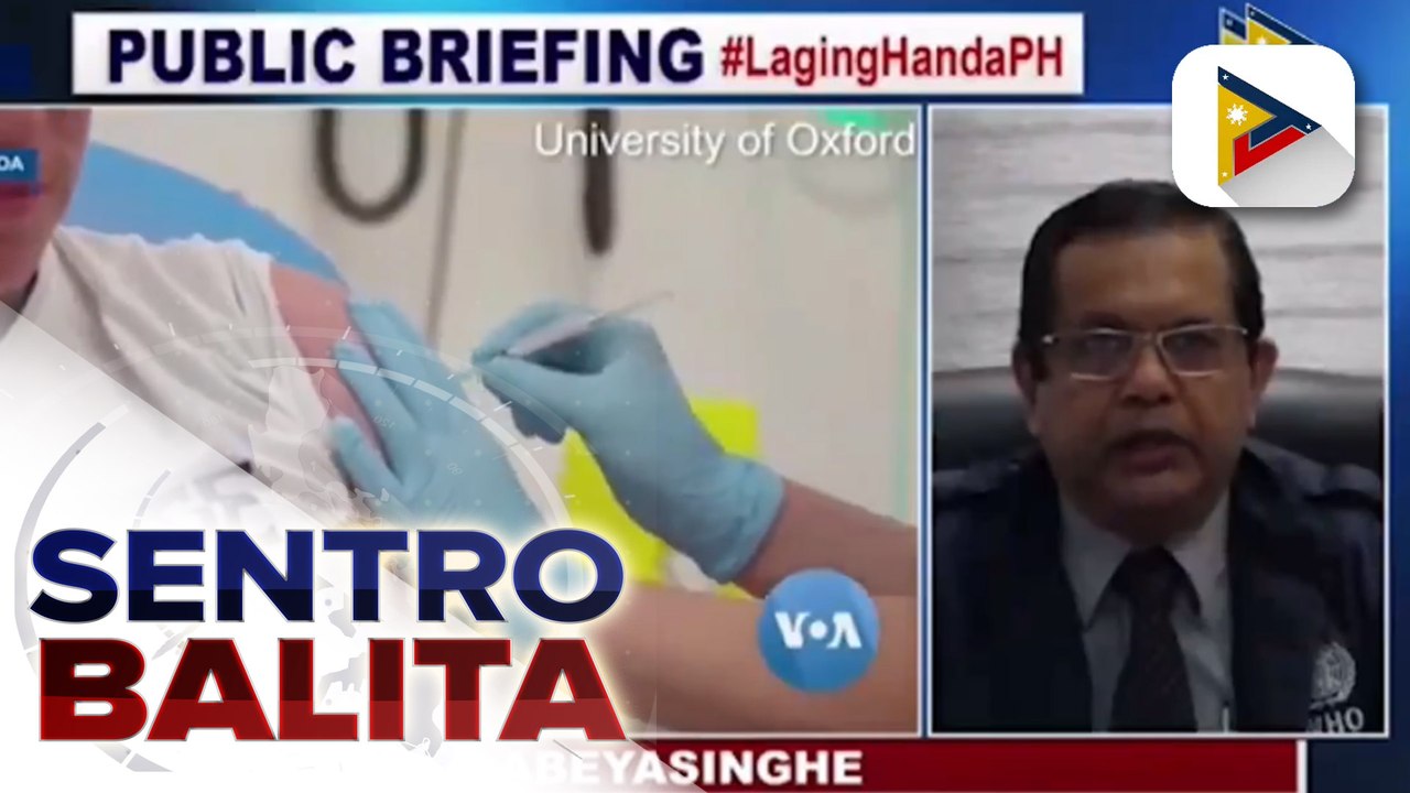 WHO, pinabibilis na ang proseso para mai-deliver ang bakuna ng Pfizer at AstraZeneca sa bansa