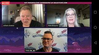 GalaxyCon Live Comic-Con Star Trek's William Shatner & Kate Mulgrew incredible discussions about life 12-5-2020