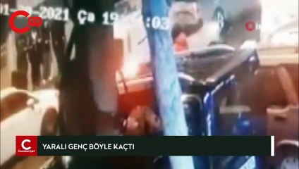İstanbul’un göbeğinde silahlı saldırı: Yaralı genç böyle kaçtı