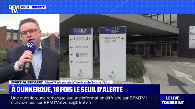 Covid-19: On a pris 10 jours de retard sur les mesures à prendre , selon le maire de Grande-Synthe (Nord)