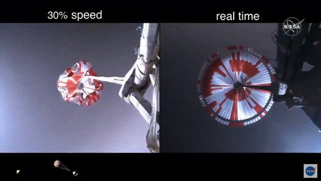 Así descendió y aterrizó en Marte el rover Perseverance de la NASA