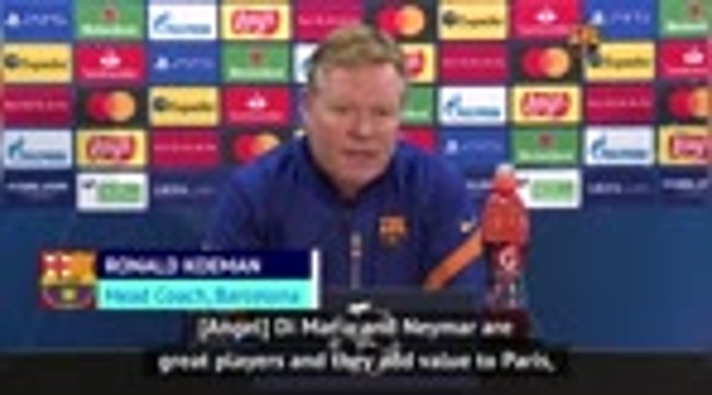 Koeman hopeful injuries won't hobble Barca's Champions League quest