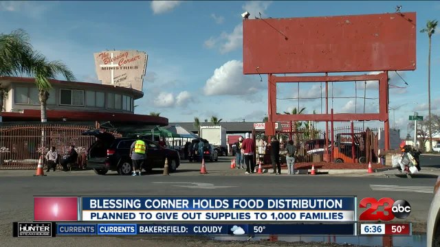 Blessing Corner Ministries holds food distribution, planned to give supplies to 1,000 families