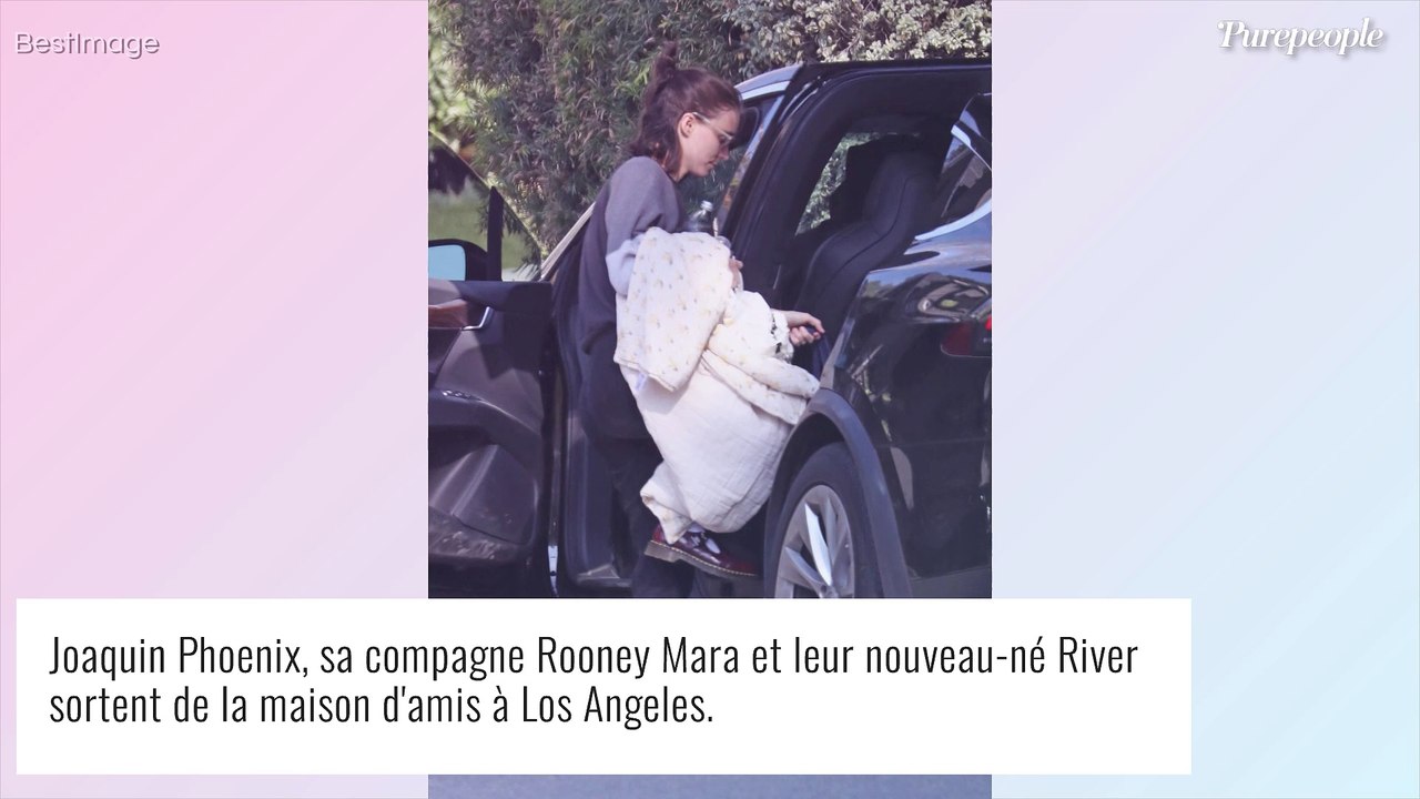 Rooney Mara et Joaquin Phoenix parents : sortie en famille avec le petit River