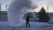 Boiling water turns to ice instantly as frigid air overtakes South Dakota