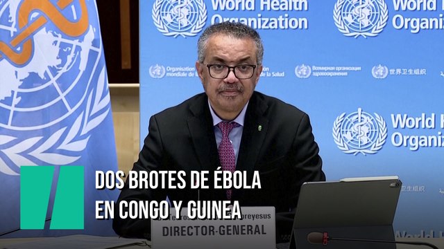 La OMS notifica dos brotes de ébola en Congo y Guinea