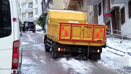 Kış şartları sürücüleri zorluyor