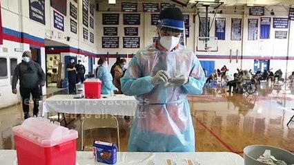 In one US city, coronavirus vaccines for everyone 18 and over