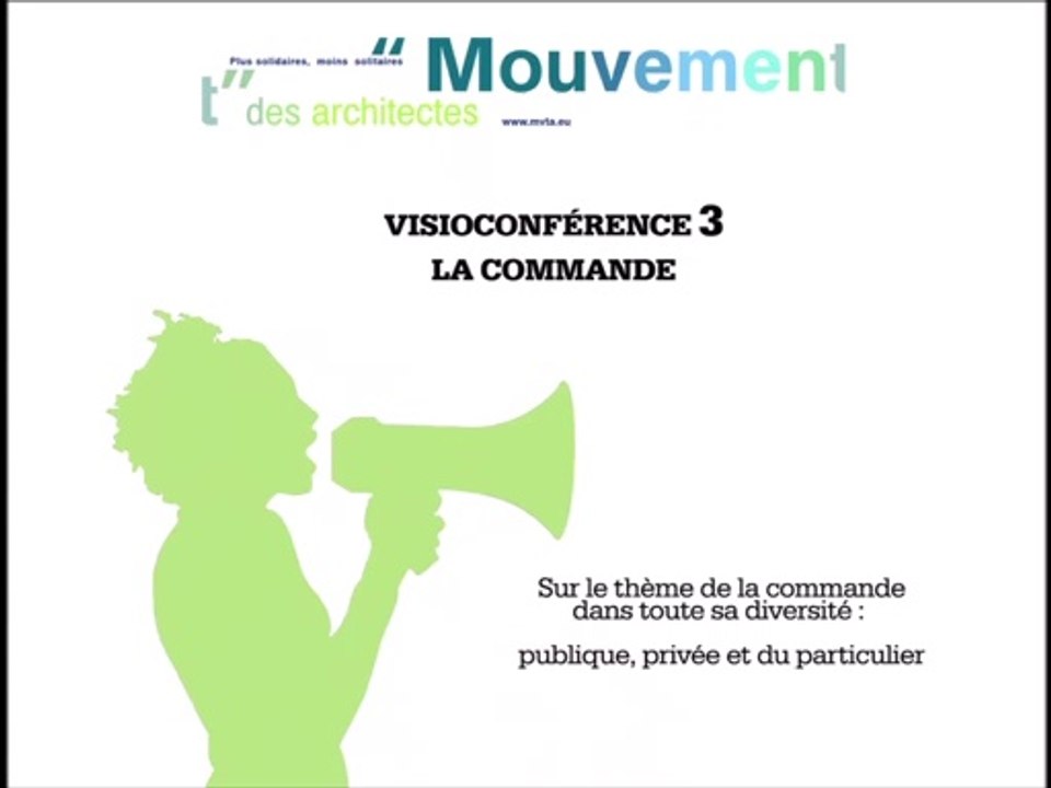 MVTA La commande dans toute sa diversité 1e partie : simplification de la commande publique.