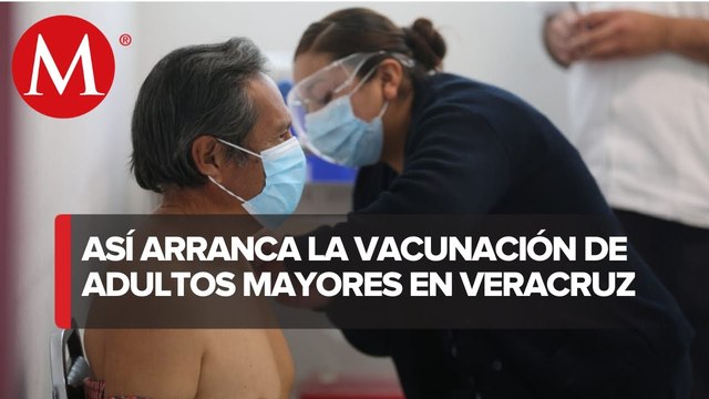 Inicia la jornada de vacunación a adultos mayores contra covid-19 en Veracruz