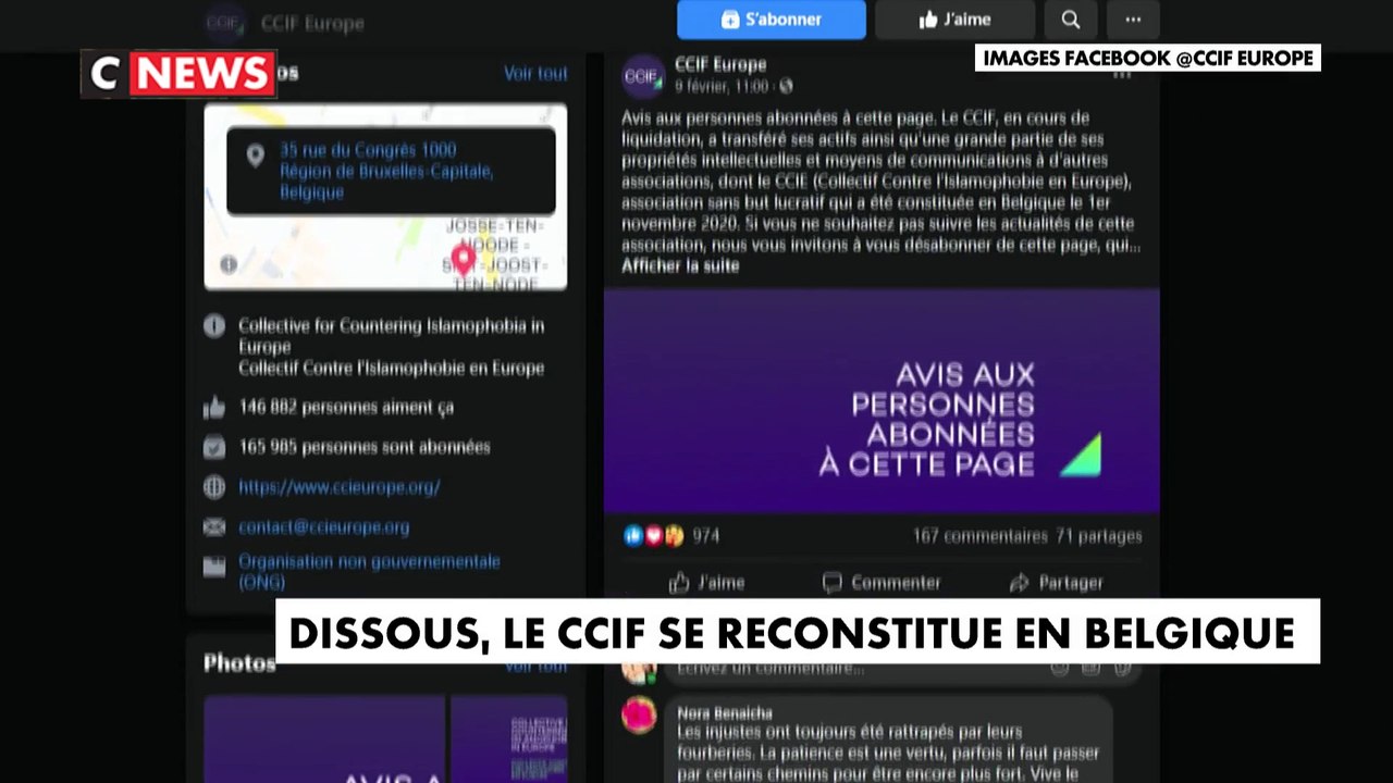 Dissous en France, le CCIF se reconstitue en Belgique