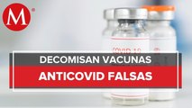Decomisan vacunas covid-19 falsas enviadas por paquetería