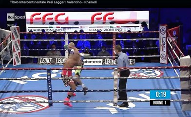 Mohamed Khalladi vs Domenico Valentino (25-09-2020) Full Fight