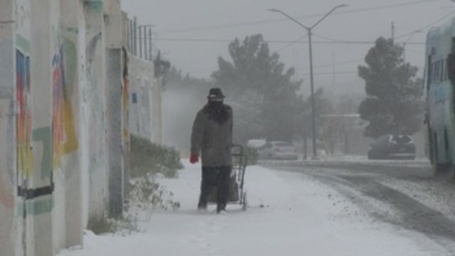 Tormenta invernal deja 5 muertos, miles de afectados y apagones en norte de México