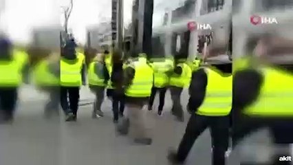 Fransa'daki gösteriler Avrupa kentlerine yayılıyor