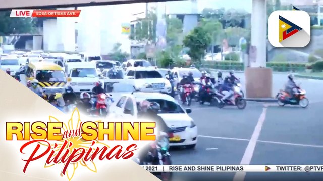 TRAFFIC UPDATE: Sitwasyon ng trapiko sa EDSA Ortigas