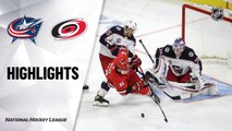 Blue Jackets @ Hurricanes 2/15/21 | NHL Highlights