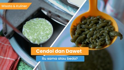 Cendol dan Dawet, Si Minuman Segar yang Sebenarnya Sama Atau Beda???