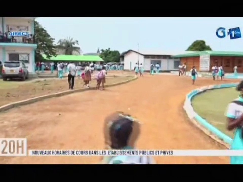 RTG/ Nouveaux horaires de cours- Organisation dans les établissements privés et publics