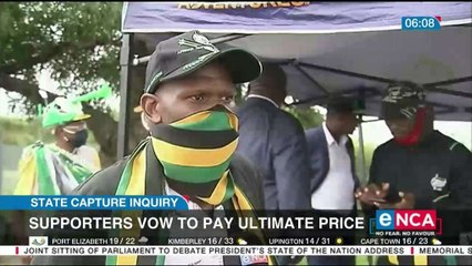 Zuma supporters vow to pay ultimate price