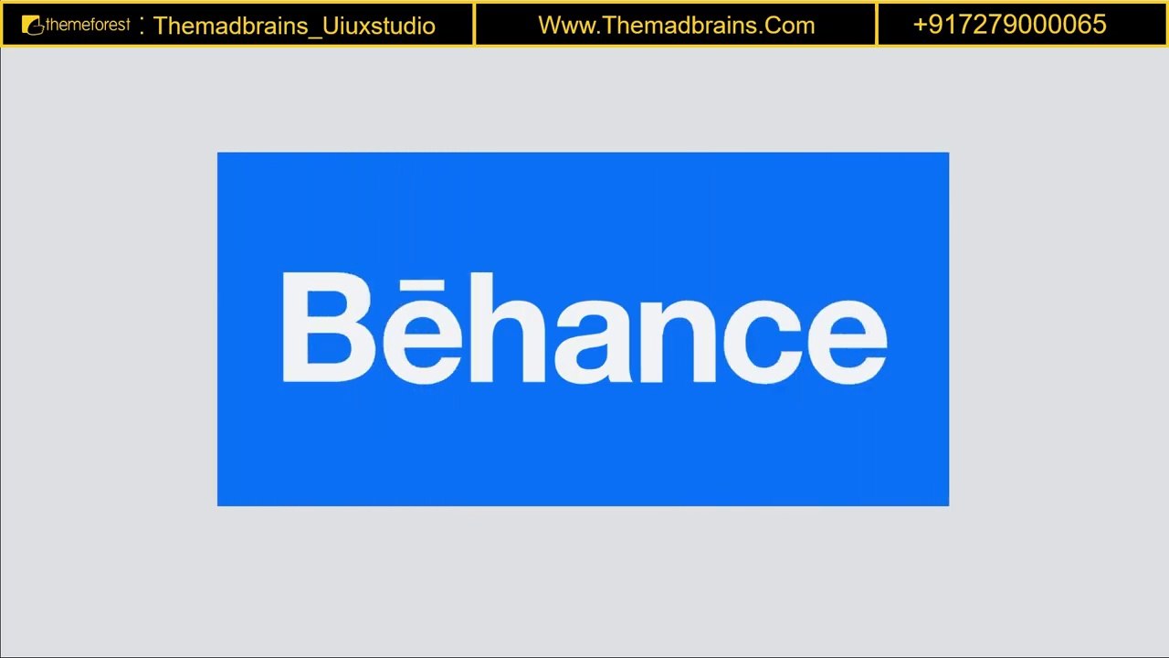 How To Make FREE Portfolio on BEHANCE _ Abhinav Sharma _ Graphic Designer