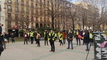 Concentración de trabajadores públicos temporales en Pamplona