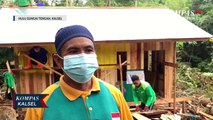 Lia, Yatim Piatu Penyintas Banjir Longsor di HST Dibangunkan Rumah Baru