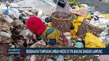 Berbahaya! Tumpukan Limbah Medis Ditemukan di TPA Bakung Bandar Lampung