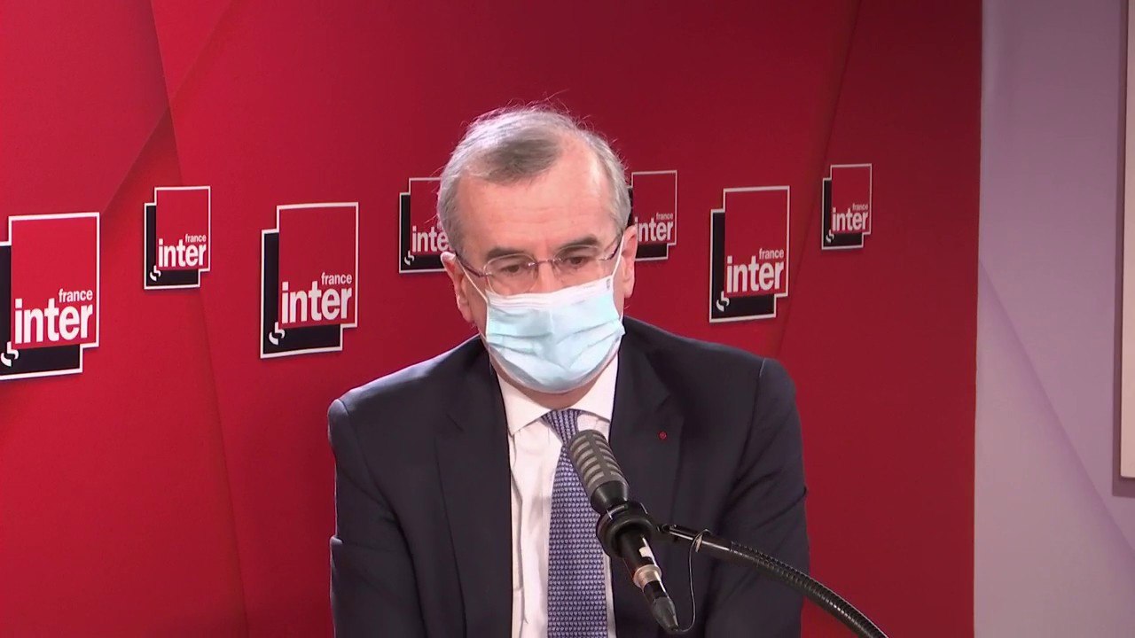 "Nous sommes aujourd'hui 5% en dessous du niveau de l'activité pré-Covid. C'est beaucoup, mais c'est moins grave que ce qu'on pouvait craindre" (François Villeroy de Galhau)